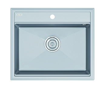 Кухонная мойка Paulmark STEPIA 60 PM115951-GRM 59х51 цвет серый металлик